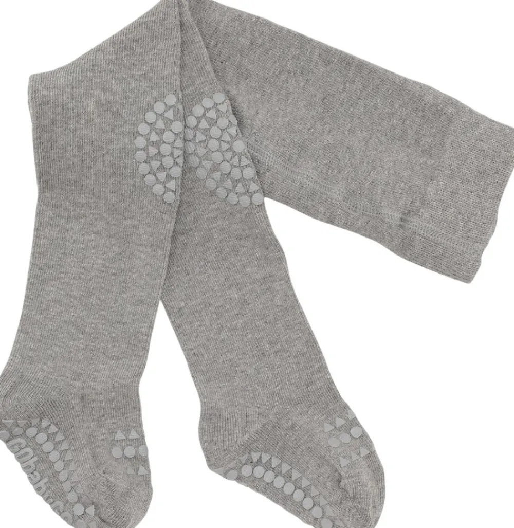 GoBabyGo Crawling tight- viscose-bamboo Grey melange Hot