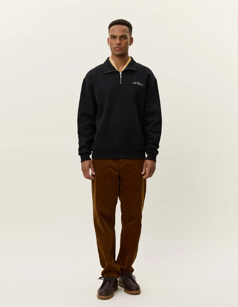 Crew Half-Zip Sweatshirt>Les Deux New