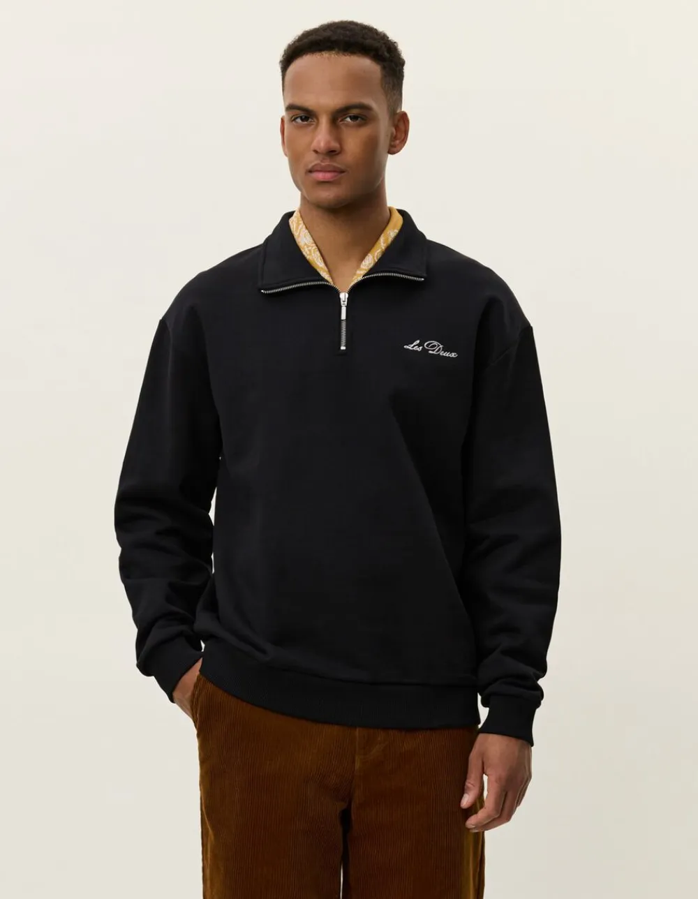 Crew Half-Zip Sweatshirt>Les Deux New