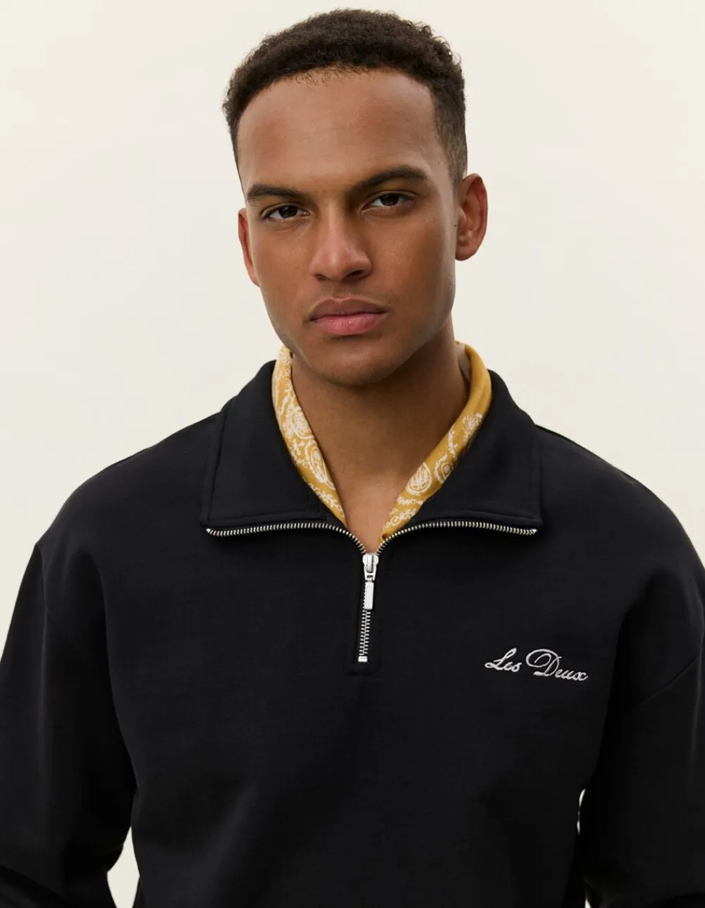 Crew Half-Zip Sweatshirt>Les Deux New