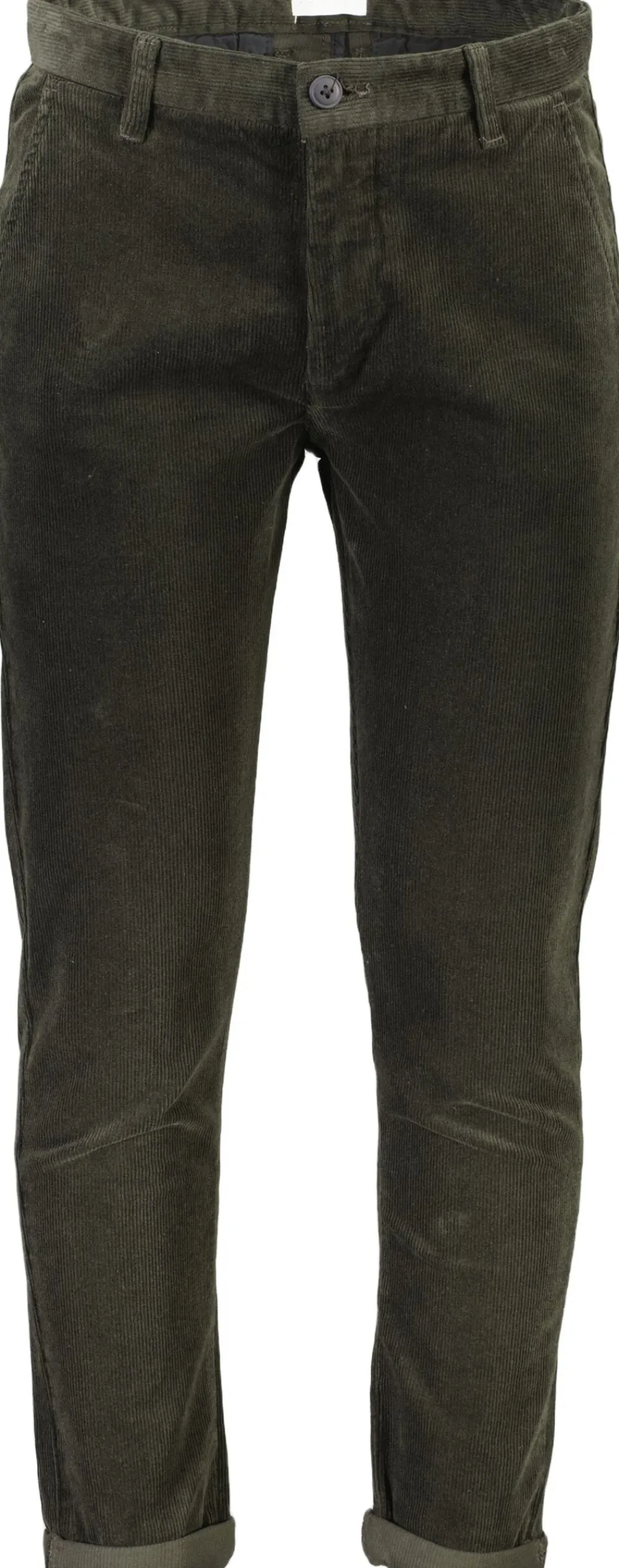 Lindbergh Cropped corduroy pants Grøn Sale