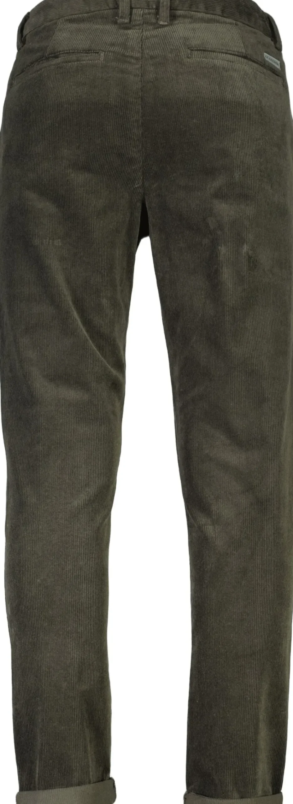 Lindbergh Cropped corduroy pants Grøn Sale