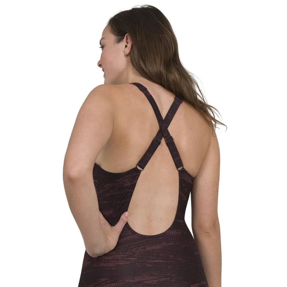 Speedo CROSSBACK PRINTED 1 PIECE Multifarvet Discount