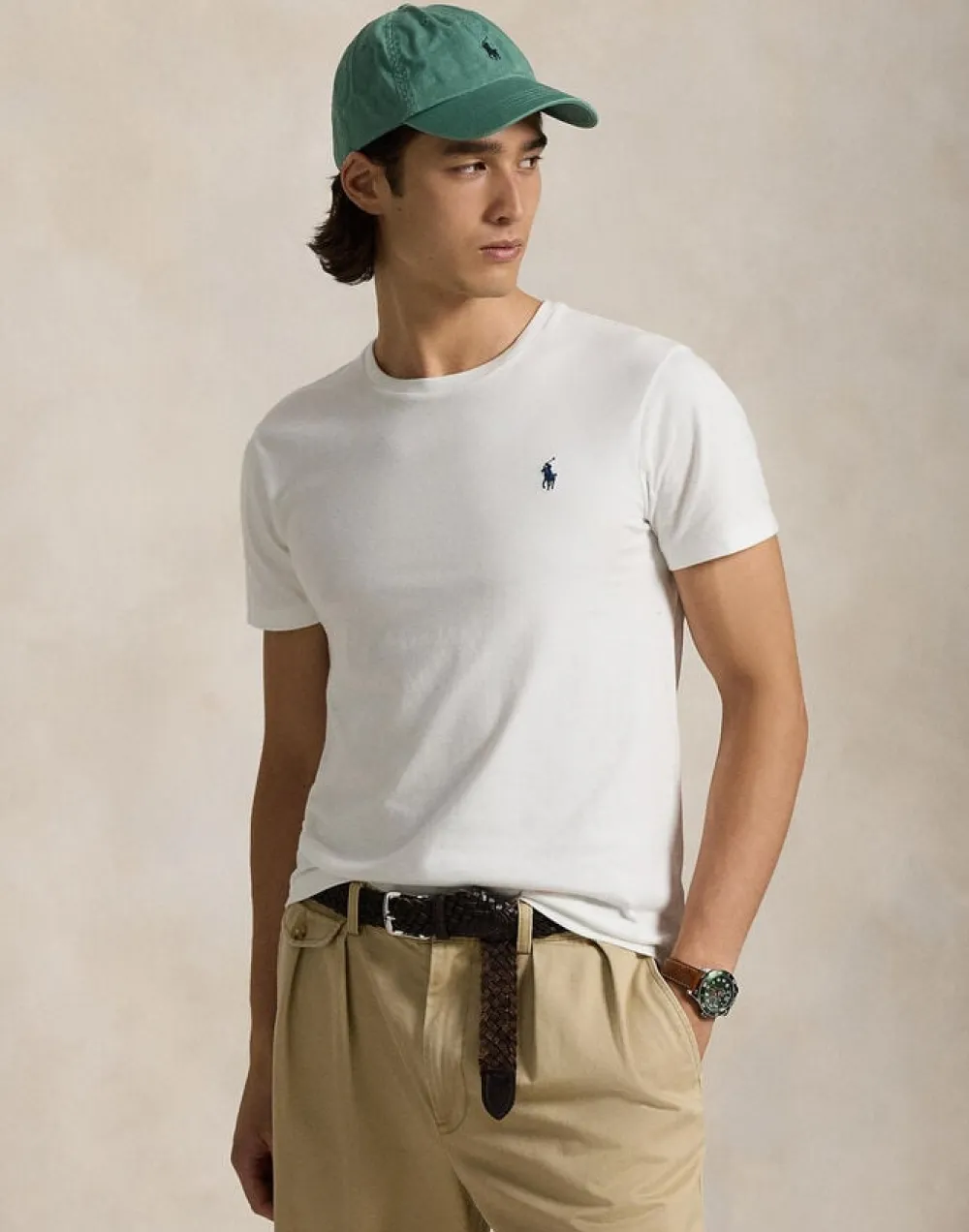 Custom Slim Fit Jersey Crewneck T-Shirt>Polo Ralph Lauren New