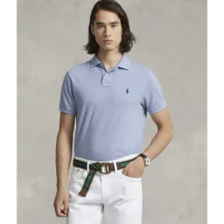 Custom Slim Fit Mesh Polo><noscript><img width=