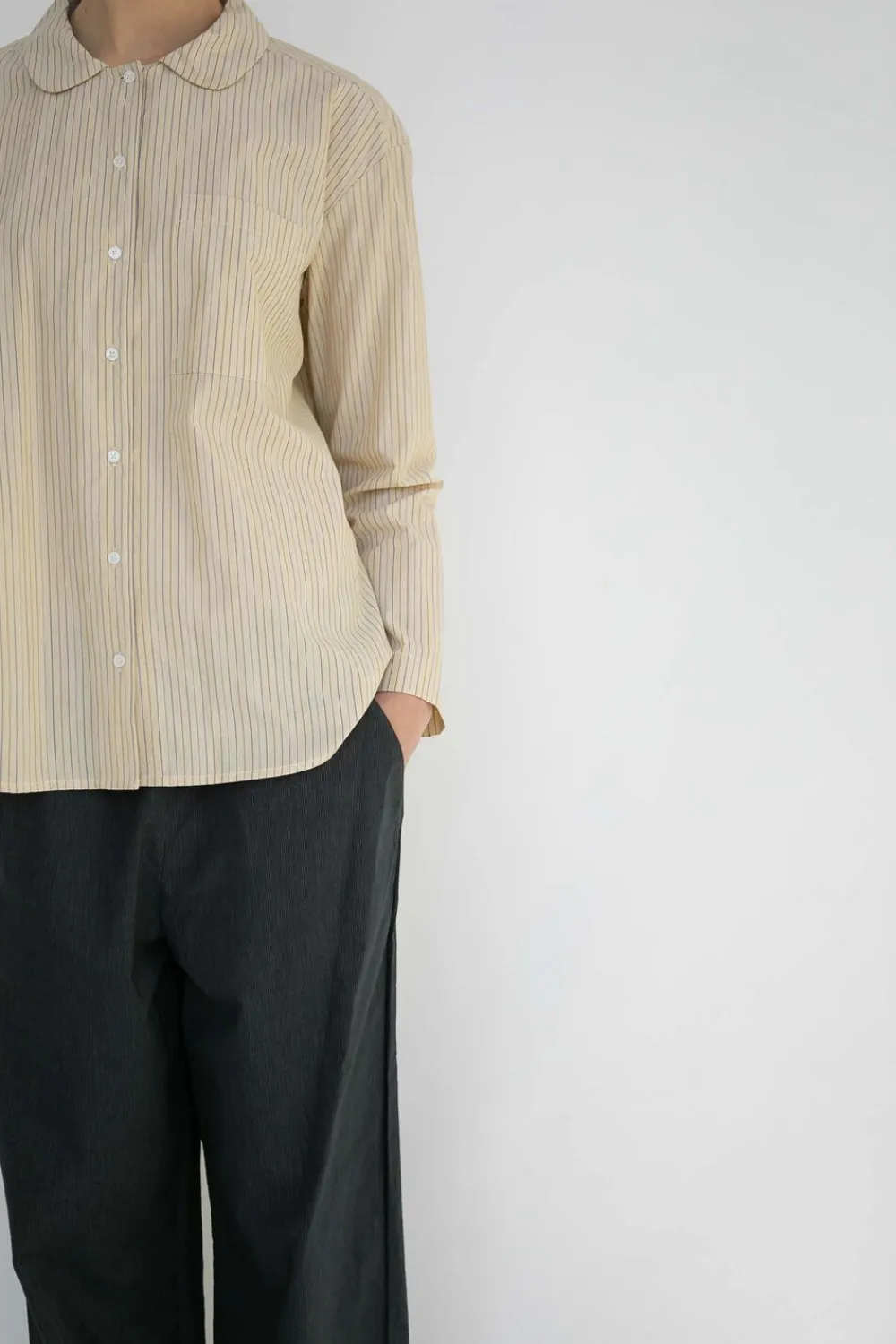 DAGMAR PANTS - POPLIN>Studio Feder Outlet