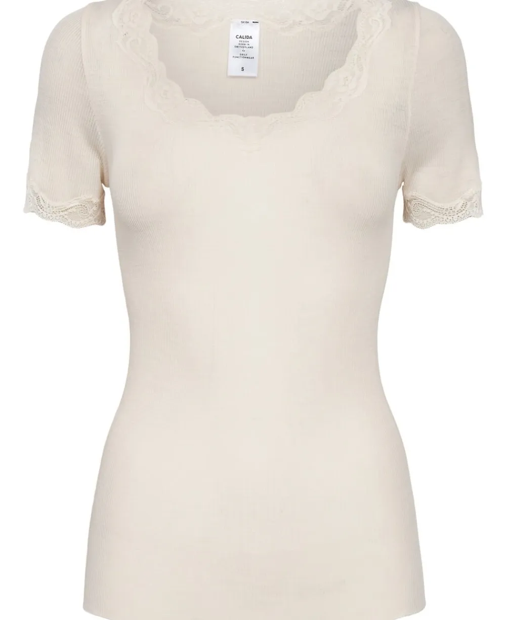 Calida DAMEN Top kurzarm Light ivory Hot