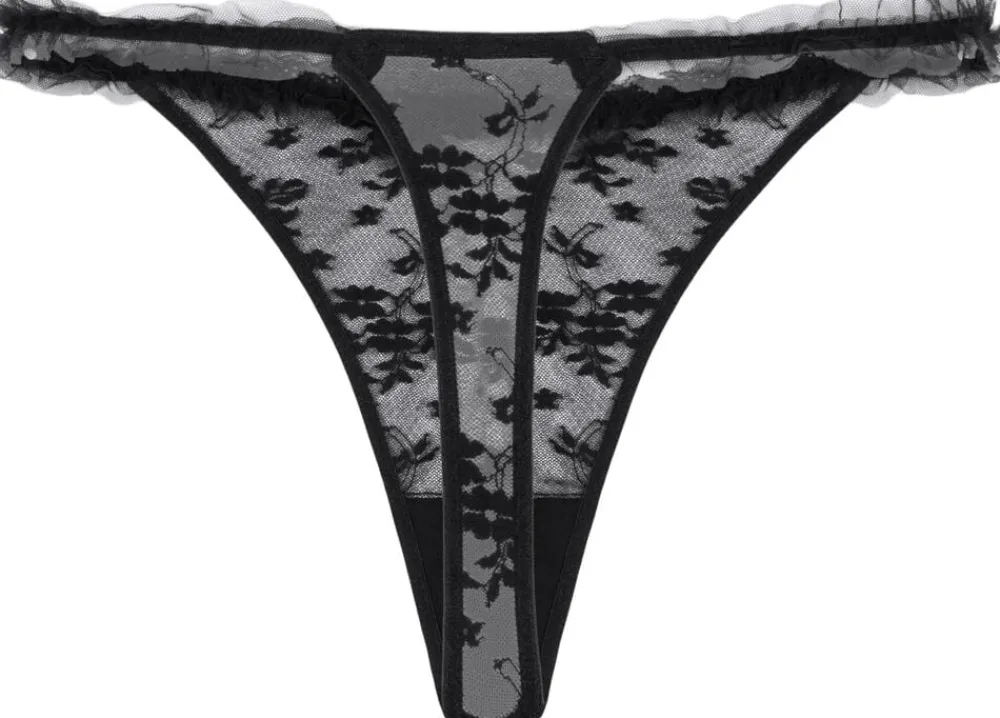 Hunkemöller Darcy High-Leg Thong Caviar Online