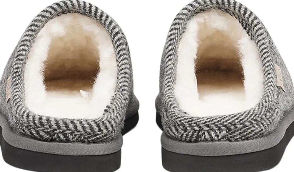 DARWIN WOOL - OPEN WOOL SLIPPERS WITH SHEARLING LINING>Lovelies New