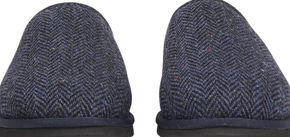 Lovelies DARWIN WOOL - OPEN WOOL SLIPPERS WITH SHEARLING LINING