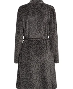Dame Decoy short velour robe