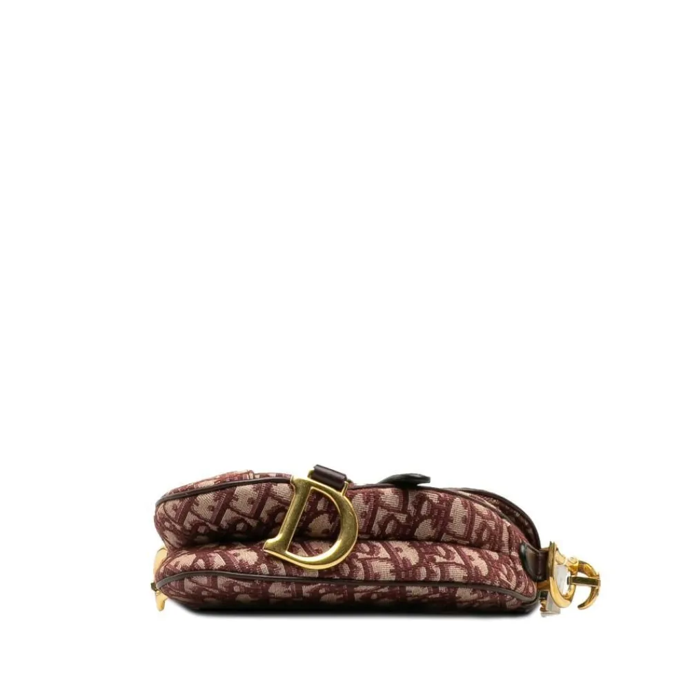 Dior Vintage Dior Saddle Bag Red Best