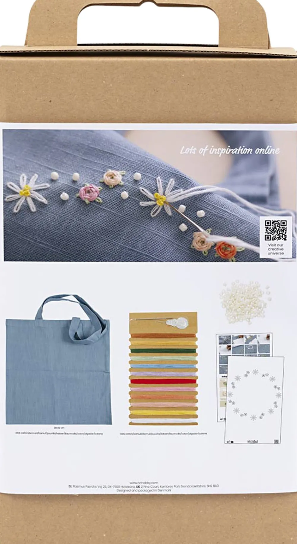 DIY Kit Broderi, Mulepose>Creativ Company Best