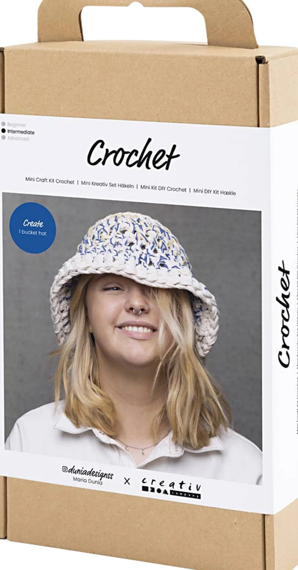 DIY Kit Hækle, Chunky bøllehat>Creativ Company Sale