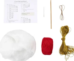 Børn Creativ Company DIY Kit Hækle, Julekugler