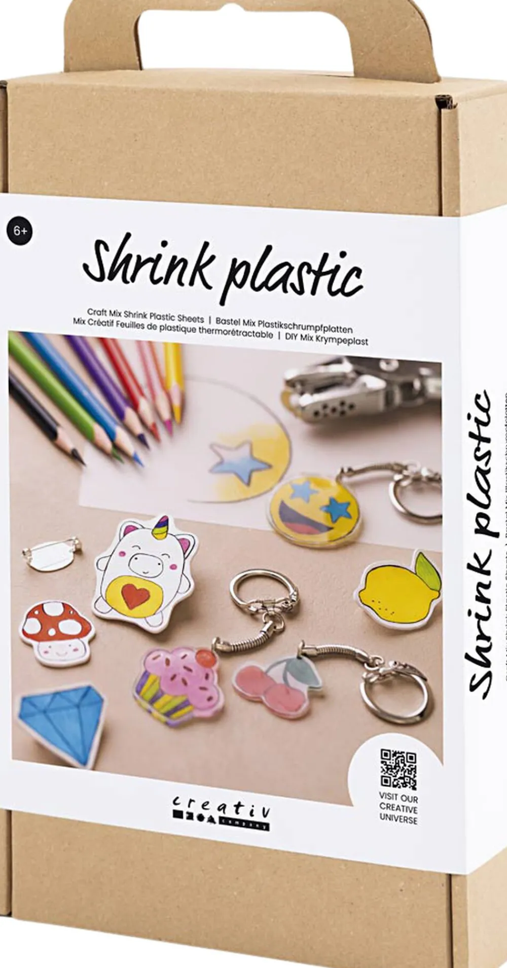 Børn Creativ Company DIY Mix Krympeplast, Accessories