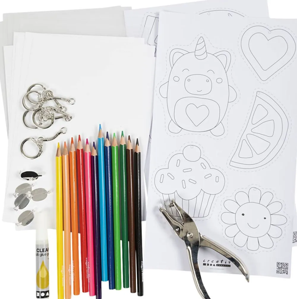 Børn Creativ Company DIY Mix Krympeplast, Accessories