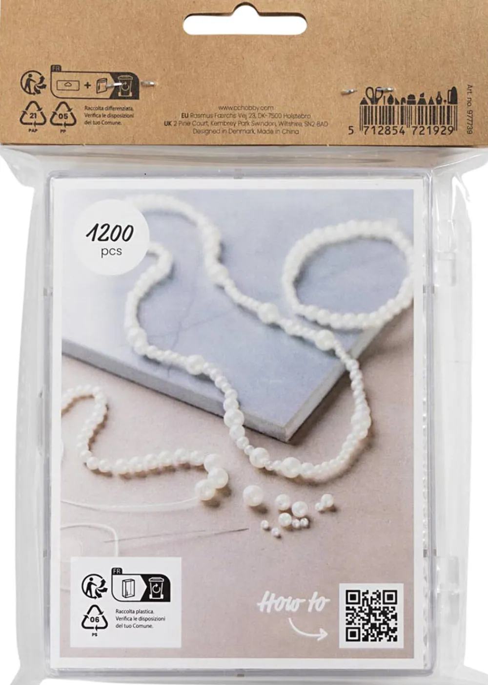 Børn Creativ Company DIY Mix Smykker, Halskæde og armbånd, hvid perlemor