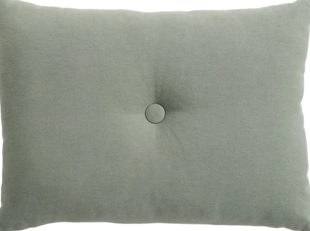 Hay Dot Cushion-Linen-Pine green