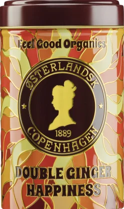 Double Ginger Happiness Organic, 125g dåse>Østerlandsk Tehus Discount