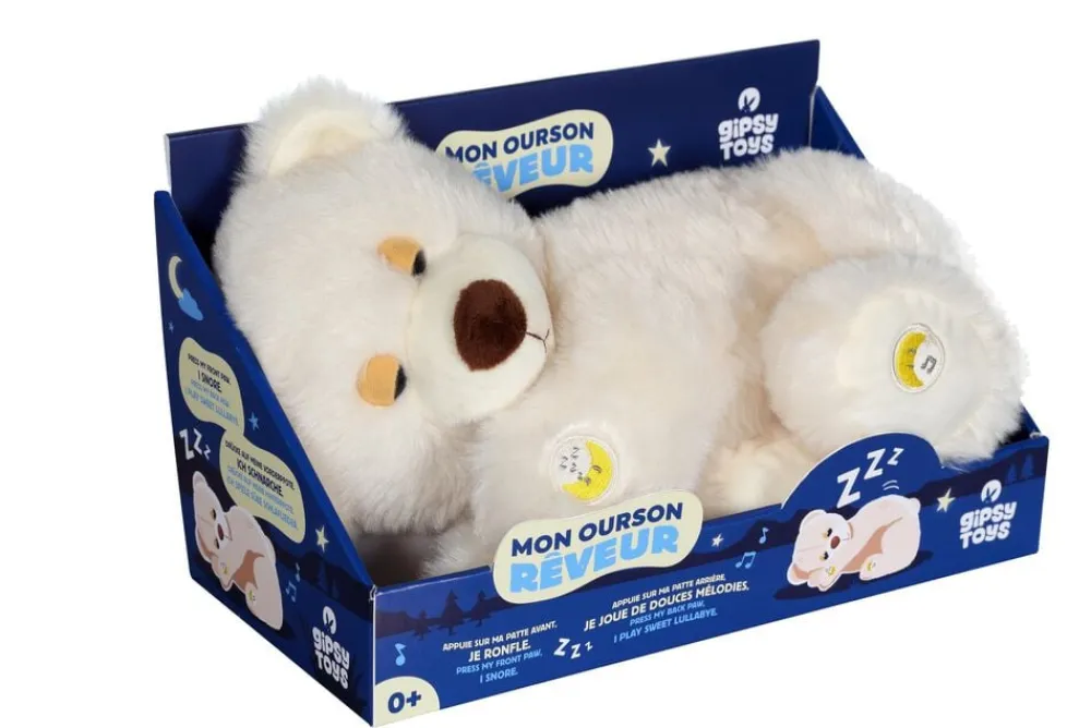 Dreamer Bear w Sound 30cm>Legetøj New