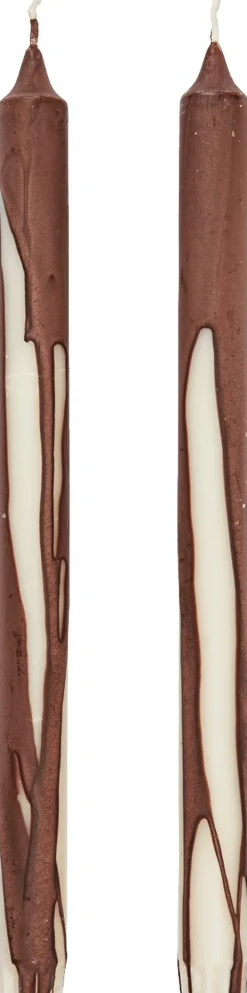 Dryp Candles - Set of 2 - Dark Chocolate>Ferm Living Hot