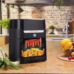 OBH Nordica Easy Fry & Grill Precision 2in1 Black Digital New