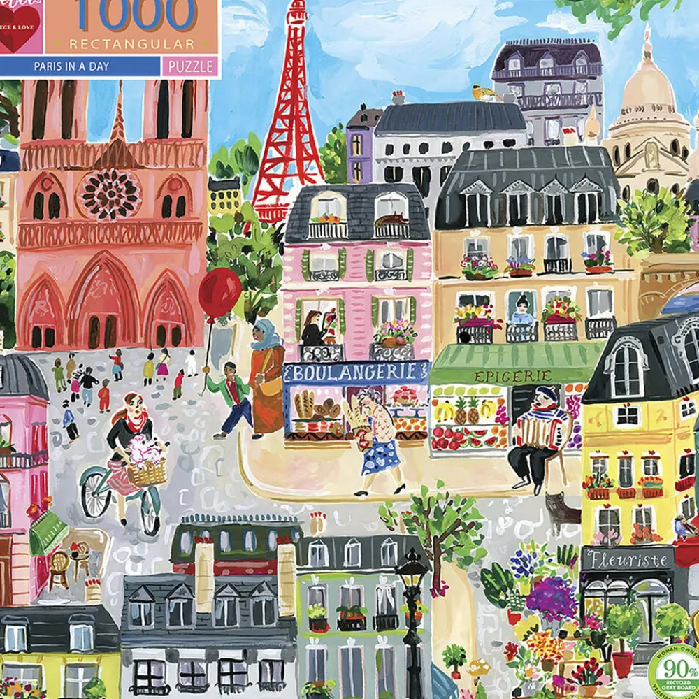 Børn eeBoo - Puslespil 1000 brk - Paris