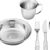 Børn Georg Jensen Elefant Børnesæt i 5 dele