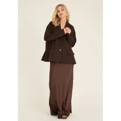 A-VIEW Emily skirt Dark brown Clearance