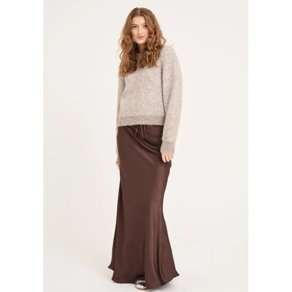 A-VIEW Emily skirt Dark brown Clearance