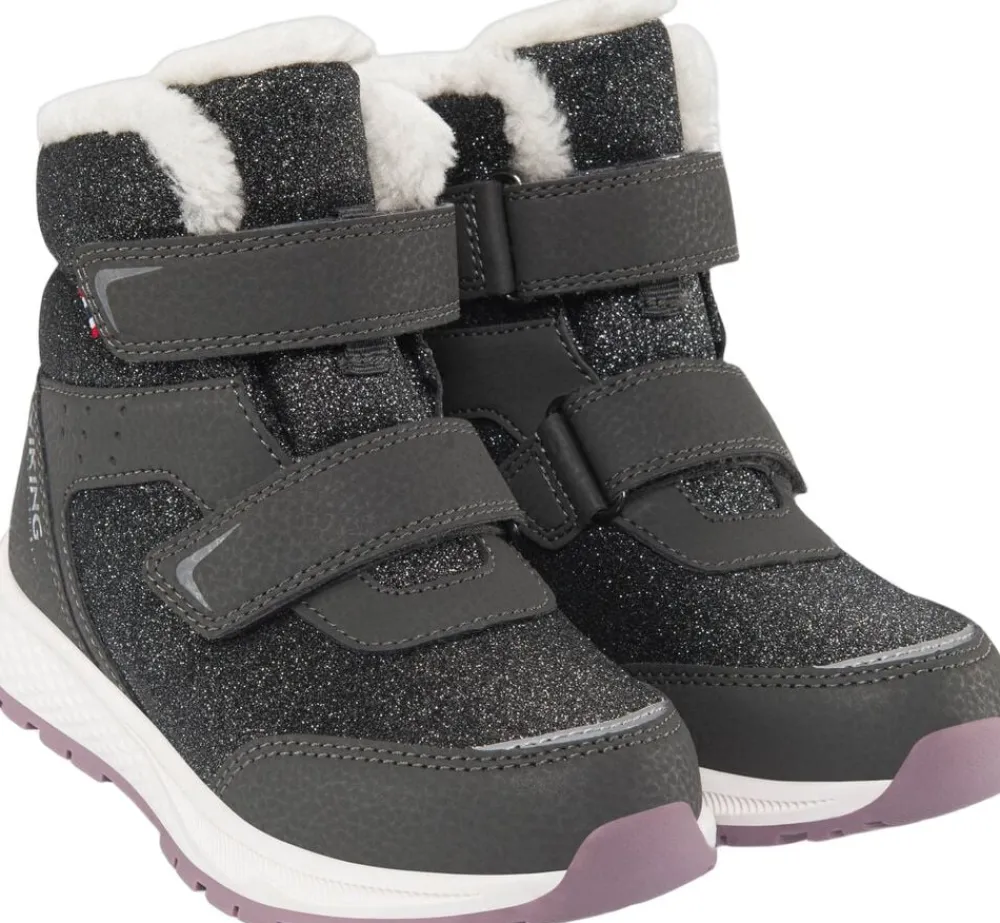 Viking Equip Glitter Warm WP 2V Charcoal/dusty pink Best