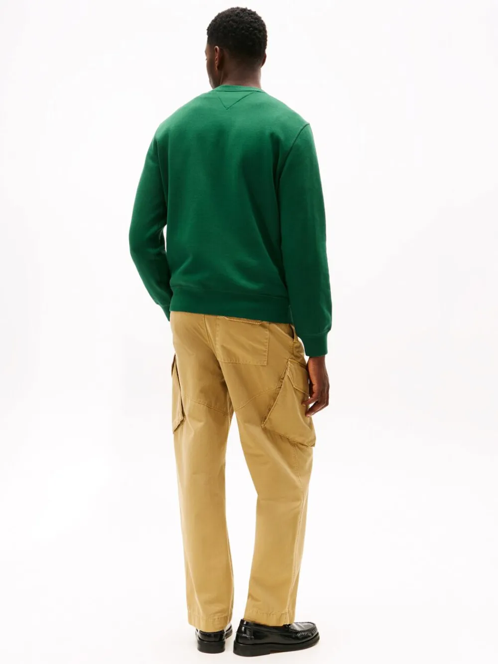 Tommy Hilfiger ESS SEASONAL FLEECE CREWNECK Ornamental green Clearance