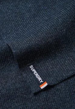 ESSENTIAL LOGO KNITTED SCARF><noscript><img width=
