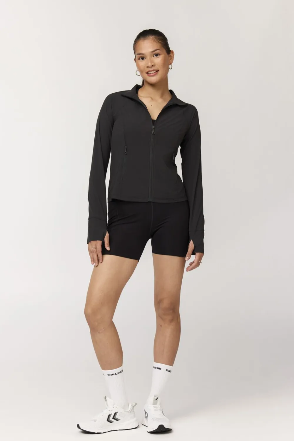 Dame Girlfriend Collective Estrella Fitted Run Jacket