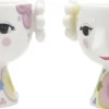 Eva Fyrfadsstage Ø6. 5 cm gul/lavendel 2 stk.>Bjørn Wiinblad Sale