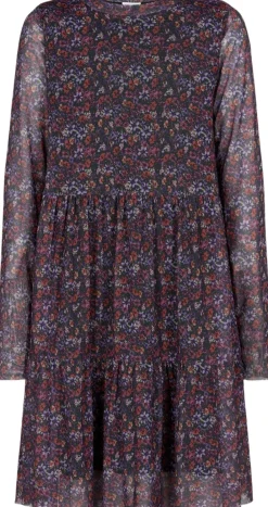 FATMA L_S MESH DRESS EXP>The New Outlet