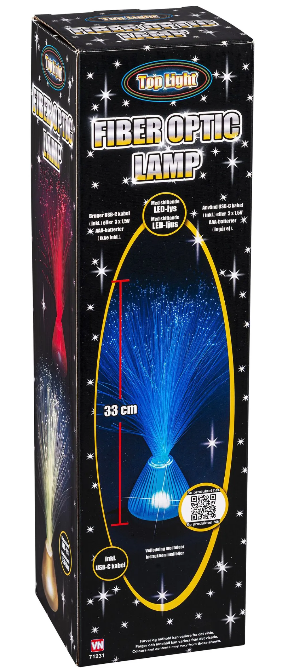 Børn Lamper og disco lys FIBEROPTISK LAMPE 33 cm