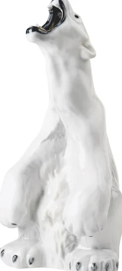 Royal Copenhagen Figurine Isbjørn, brølende 33,5 cm