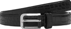 Dame MANGO Fine croco leather-effect belt