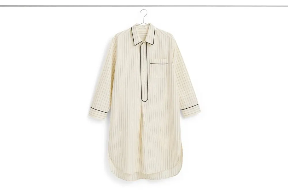 Fineline Long Nightshirt-M/L-Ivory>Hay Outlet