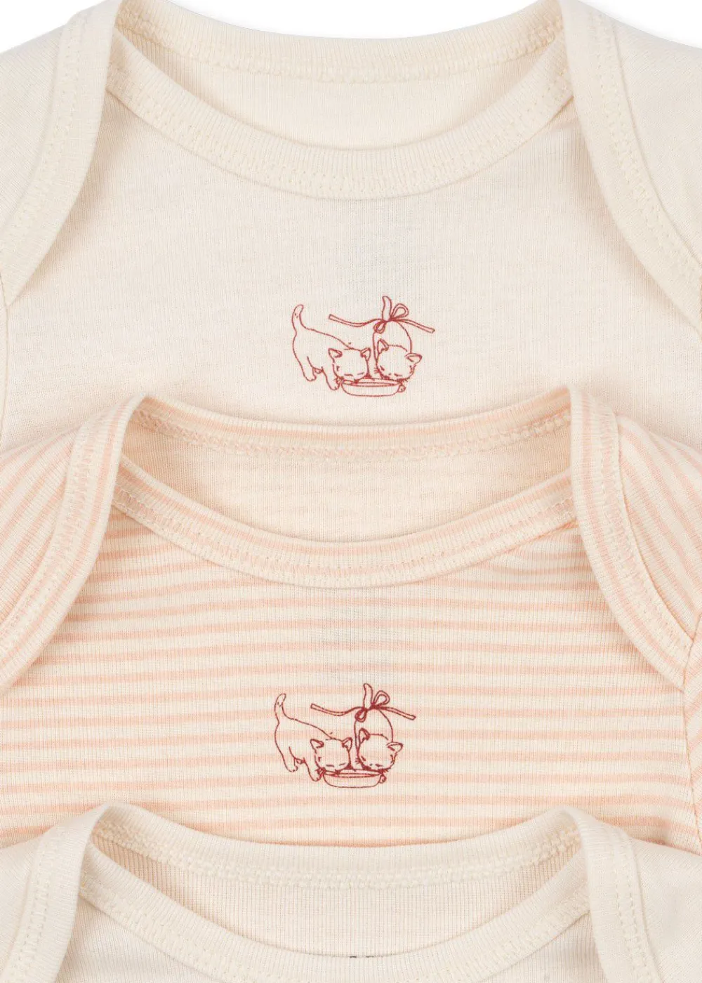 Fanga Fontana FIO STRIPE 3 PACK LS BODY OCS Blush mix New