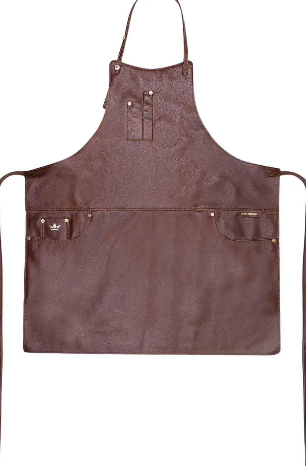 DutchDeluxes Five Pockets Apron, Slim Fit, Full Grain Leather Classic Bro