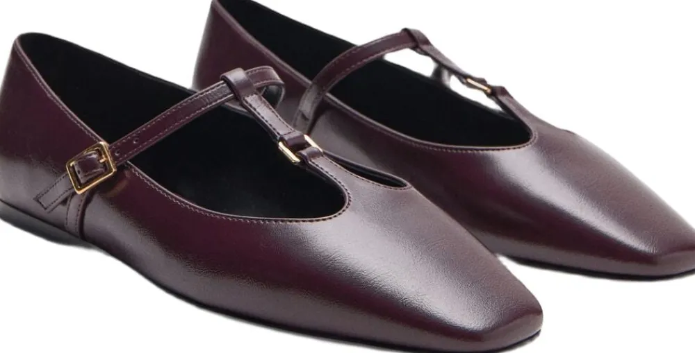MANGO Flat strips shoes 78 Outlet