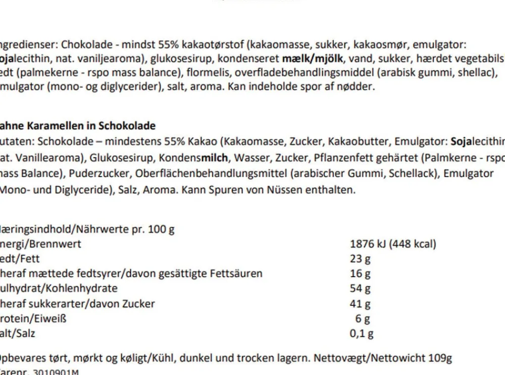Karamel Kompagniet Fløde i chokolade Sale