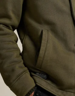 Polo Ralph Lauren Fleece Deck Jacket Grøn Clearance