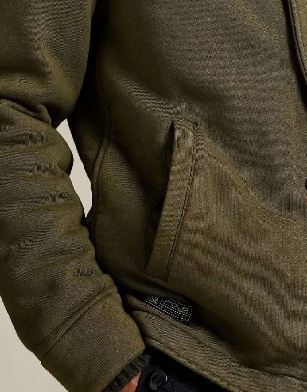 Polo Ralph Lauren Fleece Deck Jacket Grøn Clearance