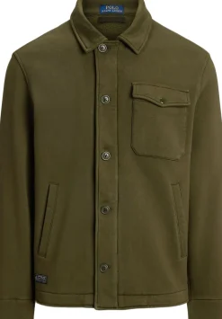 Polo Ralph Lauren Fleece Deck Jacket Grøn Clearance