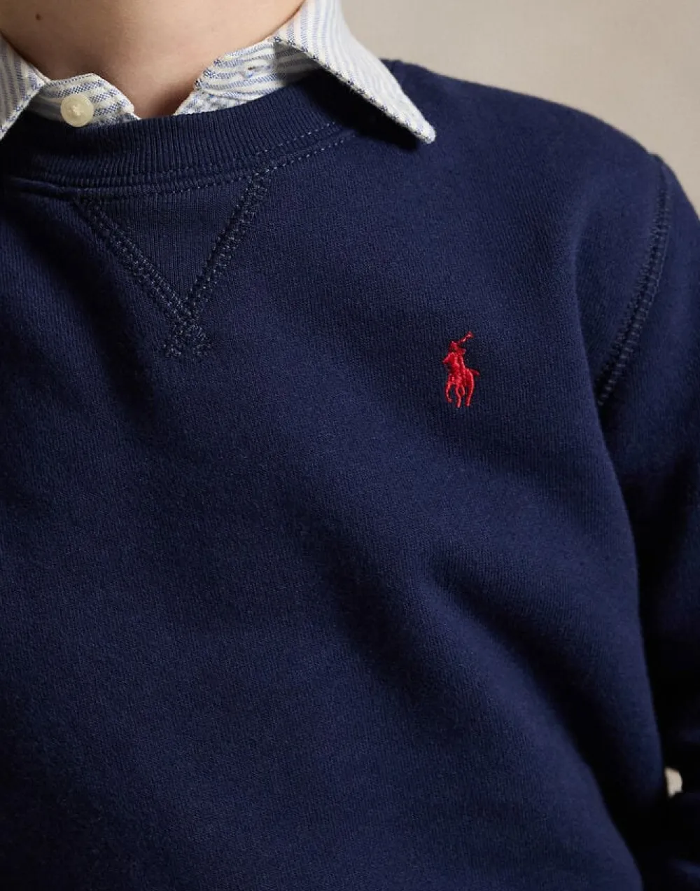 Polo Ralph Lauren Fleece Swaetshirt KIDS Blå Sale