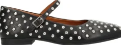 Shoedesign Copenhagen FLEUR Black_silver-on